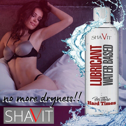 Shavit Long Lasting Lubricant - Water Based Lube Natural Feel Sex Gel