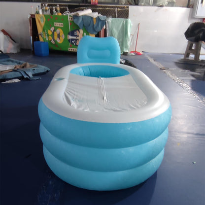 Folding Bathtub Inflatable Thick PVC Fabric Household Bath Bucket