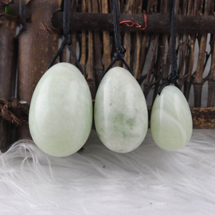 Crystal Jade Egg 3-Piece Set Huge Variety