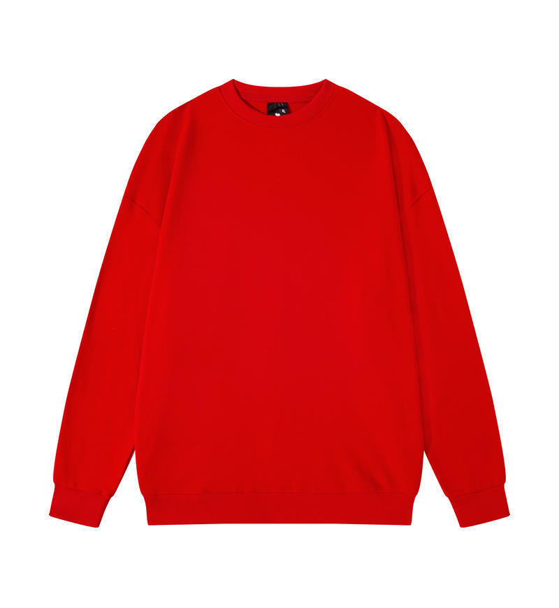 Men's Solid Color Pullover Crewneck Sweater