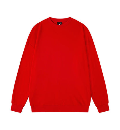 Men's Solid Color Pullover Crewneck Sweater