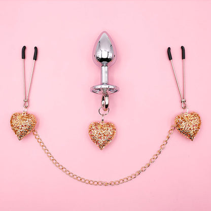 Love Chain Bell Plug Nipple Chains Sex Toys Huge Variety