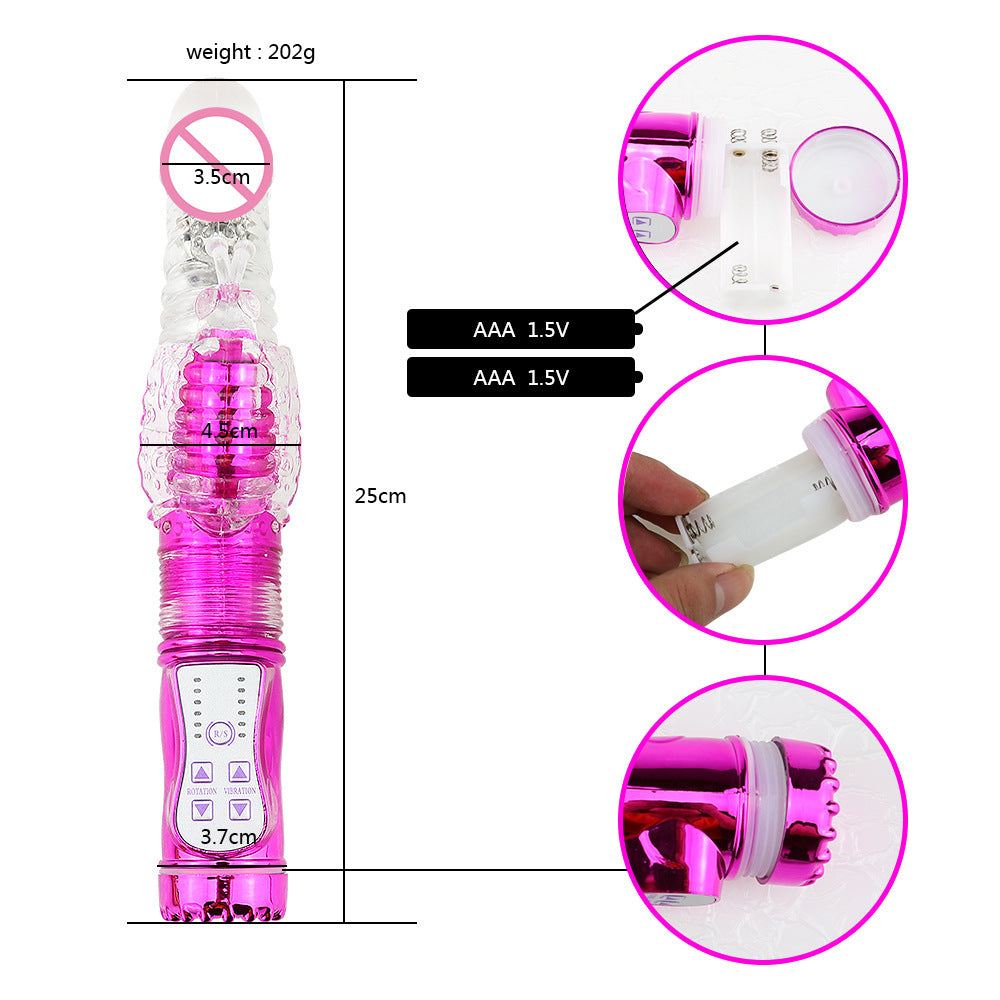 Battery Powered Telescopic Multi-Level Vibrator Tool