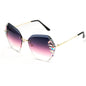 Rhinestone Frameless Sunglasses Multiple Colors