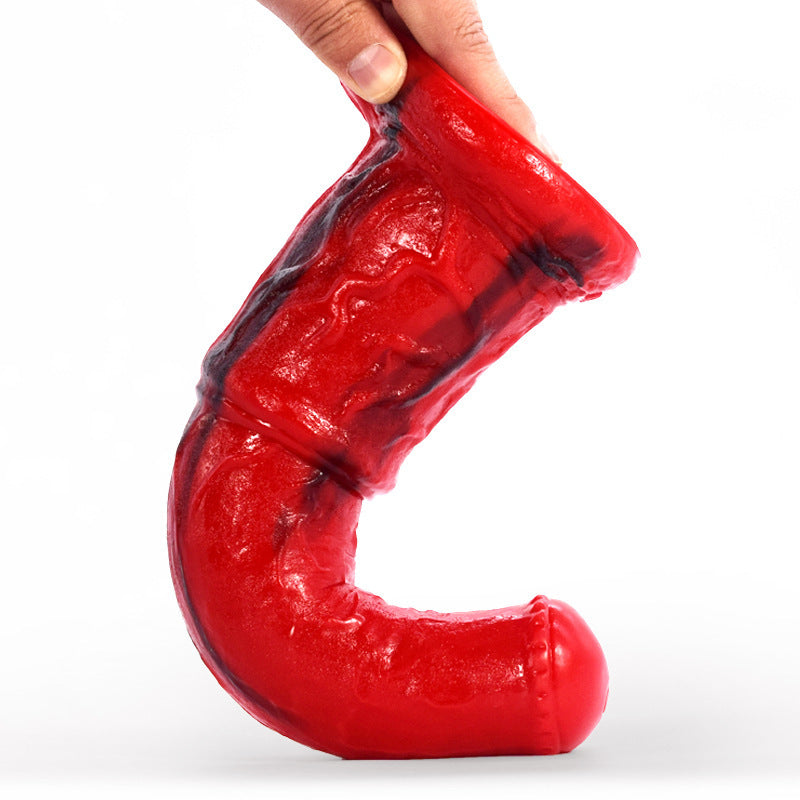 Big Red Colorful Sexy Large Liquid Silicone Mold Toy