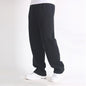 Casual Straight Solid Loose Pockets Trousers