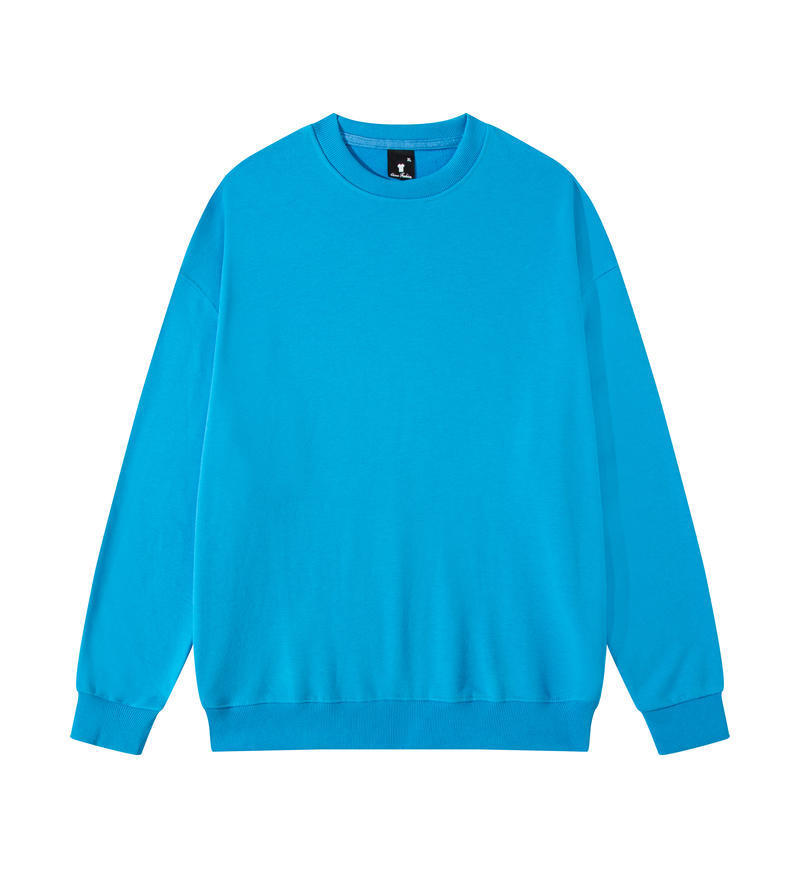 Men's Solid Color Pullover Crewneck Sweater