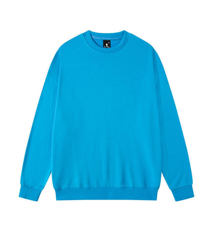 Men's Solid Color Pullover Crewneck Sweater