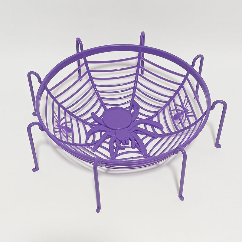 Spider Web Basket Serving Tray Cutout Drain