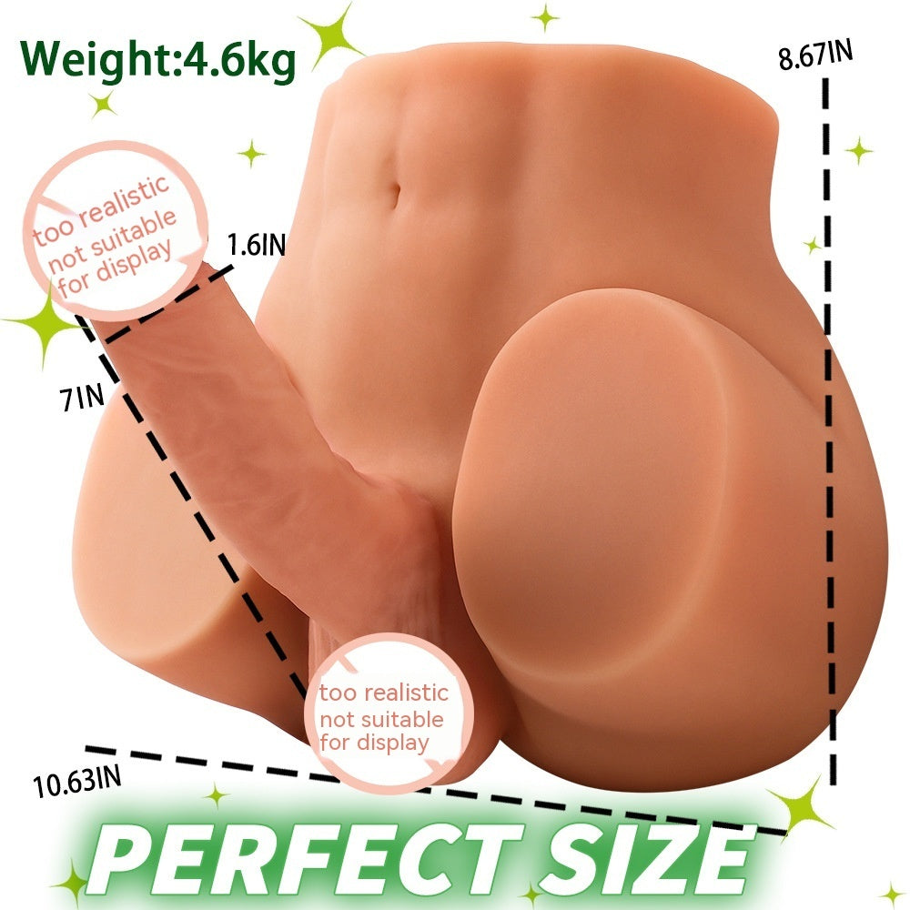 Reverse Mold Dual-Use Hip Silicone Male Doll