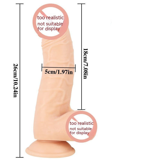 Realistic Flexible Flesh Color Manual Silicone Toy