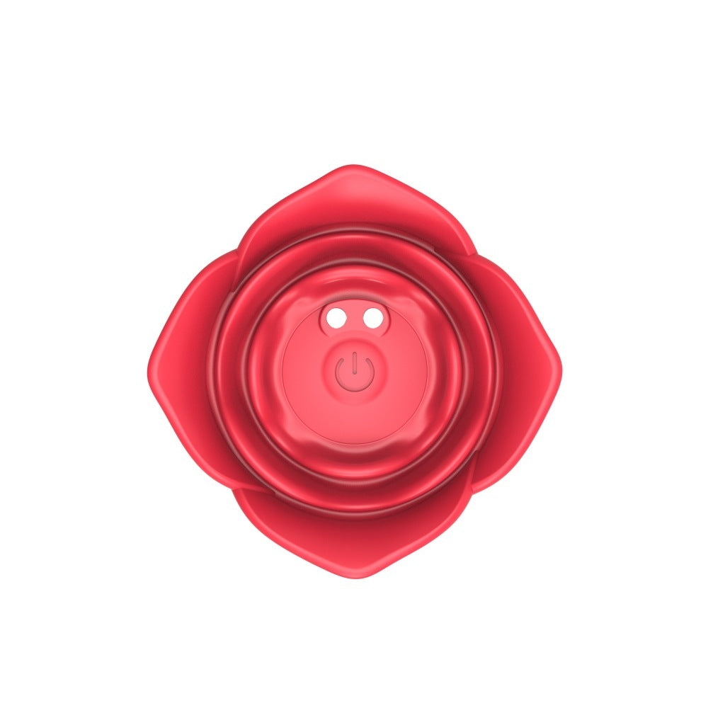 Rose Back Court APP Optional Vibration Retractable Anus Massager