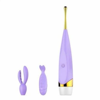 Interchangeable 3 Head High Frequency Honey Bean G-Spot Stimulator